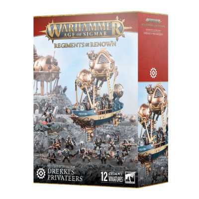 DREKKI'S PRIVATEERS corsari di drekki REGIMENTS OF RENOWN reggimento famoso KHARADRON OVERLORDS warhammer AGE OF SIGMAR età 12+