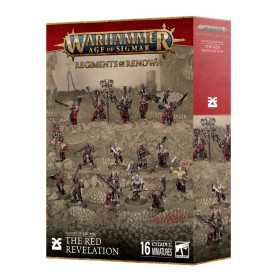 THE RED REVELATION rivelazione rossa BLADES OF KHORNE reggimento famoso REGIMENTS OF RENOWN warhammer SIGMAR età 12+