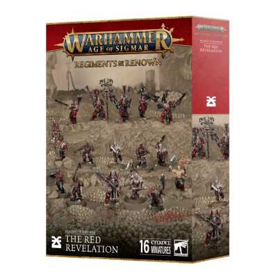 THE RED REVELATION rivelazione rossa BLADES OF KHORNE reggimento famoso REGIMENTS OF RENOWN warhammer SIGMAR età 12+