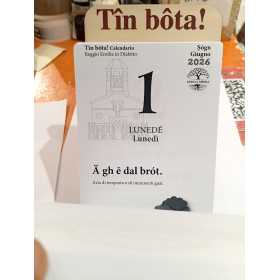 CALENDARIO 2026 TIN BOTA in dialetto reggiano refill