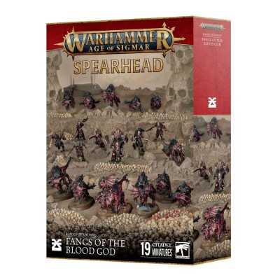 FANGS OF THE BLOOD GOD zanne del dio del sangue SPEARHEAD lame di BLADES OF KHORNE warhammer AGE OF SIGMAR età 12+