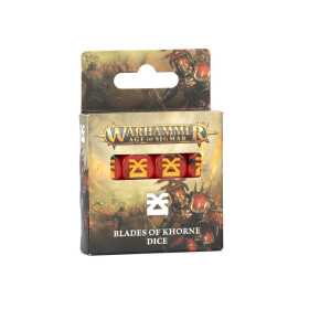 BLADES OF KHORNE dice set DI 16 DADI warhammer AGE OF SIGMAR età 12+