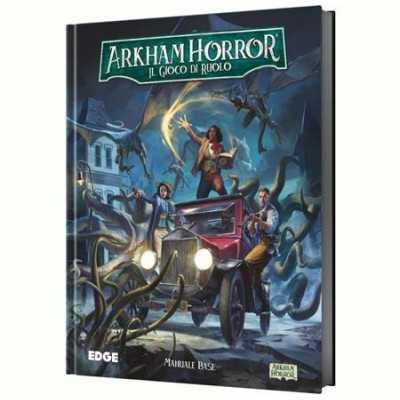 ARKHAM HORROR il gioco di ruolo MANUALE BASE gdr IN ITALIANO età 14+
