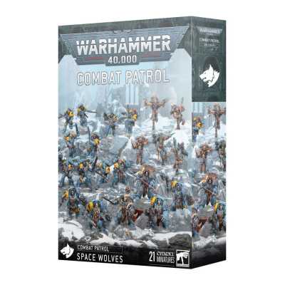 COMBAT PATROL pattuglia da combattimento SPACE WOLVES set di 21 miniature WARHAMMER 40K età 12+