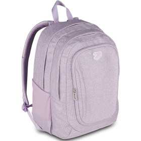 ZAINO seven SHINY TECH effetto glitter VIOLA LILLA backpack 29 LITRI