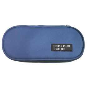 ASTUCCIO ROUND PLUS portapenne ovale COLOUR CODE organizzato OVAL seven BLU