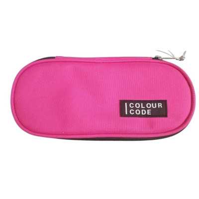 ASTUCCIO ROUND PLUS portapenne ovale COLOUR CODE organizzato OVAL seven ROSA