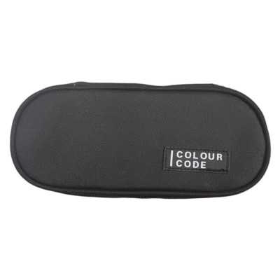 ASTUCCIO ROUND PLUS portapenne ovale COLOUR CODE organizzato OVAL seven NERO