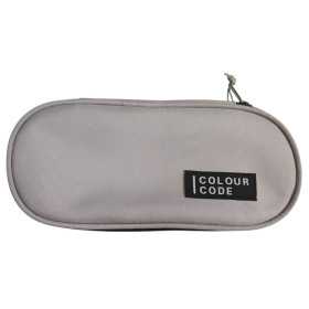 ASTUCCIO ROUND PLUS portapenne ovale COLOUR CODE organizzato OVAL seven GRIGIO