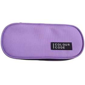 ASTUCCIO ROUND PLUS portapenne ovale COLOUR CODE organizzato OVAL seven VIOLA