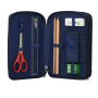 ASTUCCIO maxi 3 ZIP scuola ERGOBAG triplo scomparto ATMOSBEAR 2025 in materiale riciclato BLU
