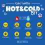 BORRACCIA TERMICA per bambini LEGAMI hot & cold BBF caldo e freddo MONSTER mostro