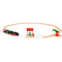SET TRENO A VAPORE DI NATALE ferrovia BRIO treni in legno TRENINO A BATTERIA 36014 età 3+