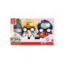 SET AUTO DI PELUCHE per bambini HAPE gioco morbido PULL BACK età 6 mesi +