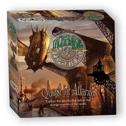 INCREDIBLE EXPEDITIONS Quest for Atlantis Steampunk Board game gioco da tavolo avventura