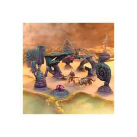 WILD WOODS set terreno TERRAIN CRATE scenario 15 PEZZI mantic games FUNGHI età 12+