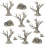 FANTASY FOREST set terreno TERRAIN CRATE scenario 15 PEZZI mantic games FANTASY età 12+