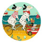 PUZZLE 24 PEZZI con scatola sagomata OLLIE IL DALMATA djeco DJ07286 età 3+