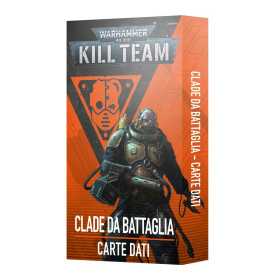 CARTE DATI datacards CLADE DA BATTAGLIA adeptus mechanicus IN ITALIANO warhammer 40k KILL TEAM età 12+
