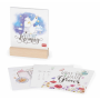 CALENDARIO 2026 con base in legno APHORISMS aforismi NEVER STOP DREAMING da scrivania LEGAMI