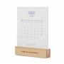 CALENDARIO 2026 con base in legno APHORISMS aforismi NEVER STOP DREAMING da scrivania LEGAMI