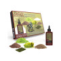 BATTLEFIELDS BASING SET kit per basette THE ARMY PAINTER per più di 75 miniature CON COLLA età 9+