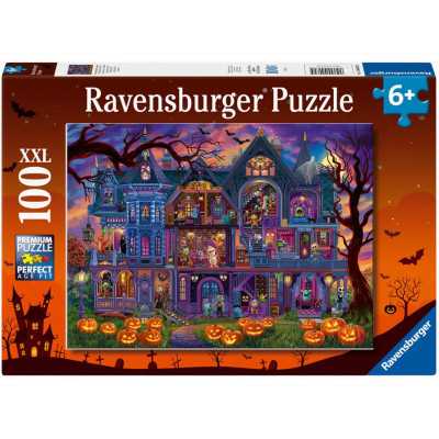 PUZZLE 100 PEZZI XXL ravensburger MONSTER HOUSE PARTY perfect age fit CASA DEI MOSTRI età 6+