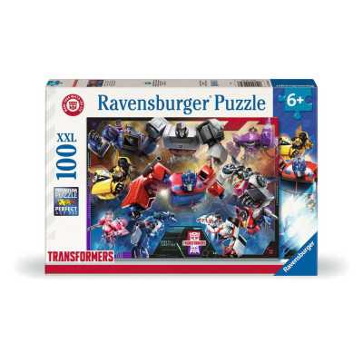 PUZZLE 100 PEZZI XXL ravensburger TRANSFORMERS perfect age fit CM 49 X 36 CM età 6+
