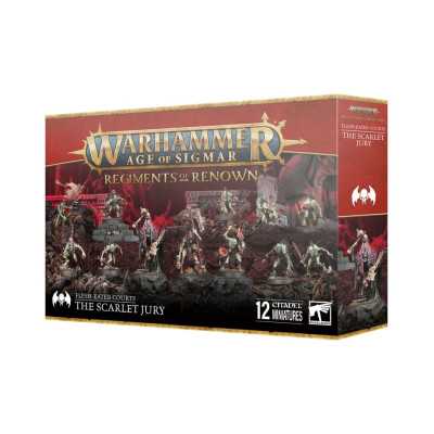 THE SCARLET JURY flesh eater courts REGIMENTS OF RENOWN warhammer AGE OF SIGMAR età 12+