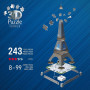 TOUR EIFFEL LED monumento 3D PUZZLE senza colla RAVENSBURGER luminoso 243 PEZZI età 8+
