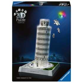 TORRE DI PISA LED monumento 3D PUZZLE senza colla RAVENSBURGER luminoso 231 PEZZI età 8+