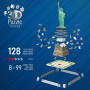 STATUA DELLA LIBERTA' monumento 3D PUZZLE senza colla RAVENSBURGER luminoso 128 PEZZI età 8+