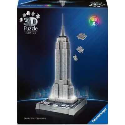 EMPIRE STATE BUILDING monumento 3D PUZZLE senza colla RAVENSBURGER luminoso 241 PEZZI età 10+