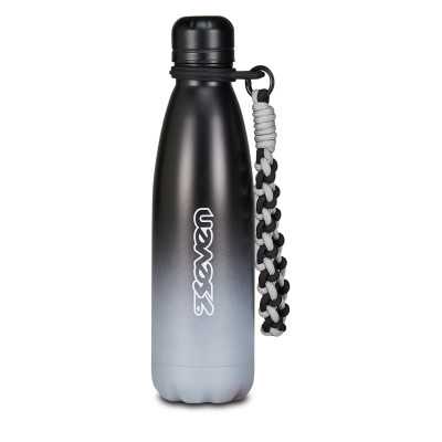 BORRACCIA in acciaio inox 304 SEVEN bottle SFUMATA 500 ml NERO caldo e freddo