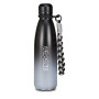 BORRACCIA in acciaio inox 304 SEVEN bottle SFUMATA 500 ml NERO caldo e freddo