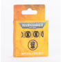 IMPERIAL FISTS DICE set di 16 dadi WARHAMMER 40K età 12+