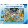 PUZZLE 200 PEZZI XXL ravensburger MUSEO DI SCIENZE NATURALI originale CM 36 X 49 età 8+