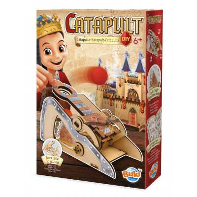 CATAPULT catapulta in legno DIY buki DA COSTRUIRE senza colla MODELLINO età 6+