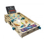 FLIPPER DA TAVOLO pinball DIY buki DA COSTRUIRE senza colla CON LED in legno GIOCO età 8+