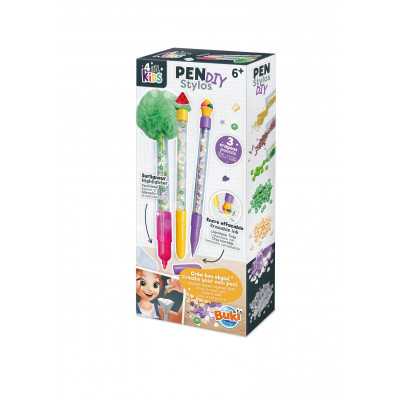 PENNE FAI DA TE pen food ALIMENTI diy BIRO kit artistico BUKI età 6+