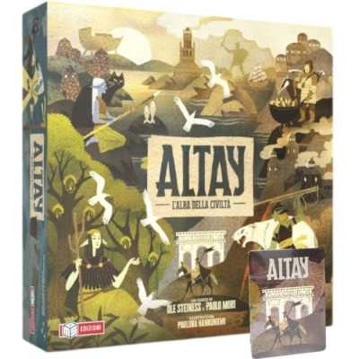 ALTAY l'alba della civiltà + INSEDIAMENTI DELUXE gioco ed espansione CON CARTA PROMO bundle IN ITALIANO età 10+