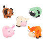 TUBI SENSORIALI che si allungano BATTAT lil barn buddies MIX & MATCH animali della fattoria 15 PEZZI età 12 mesi +