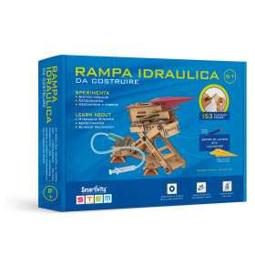 RAMPA IDRAULICA da costruire IN LEGNO ad incastro SMARTIVITY kit scientifico 153 PEZZI età 6+