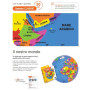 MAPPAMONDO gonfiabile IL NOSTRO MONDO caly CLASSIC diametro 30 cm GLOBO GEOGRAFICO età 3+