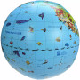 MAPPAMONDO gonfiabile ANIMALI caly MAXI diametro 50 cm GLOBO GEOGRAFICO età 3+