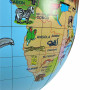 MAPPAMONDO gonfiabile ANIMALI caly MAXI diametro 50 cm GLOBO GEOGRAFICO età 3+
