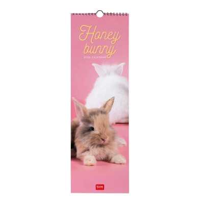 CALENDARIO 2026 legami HONEY BUNNY conigli VERTICALE da parete