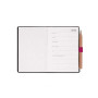 AGENDA 2026 legami MINI bigiornaliera 2-DAY da 12 mesi RASPBERRY rosa CON MATITA