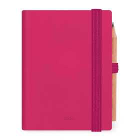 AGENDA 2026 legami MINI bigiornaliera 2-DAY da 12 mesi RASPBERRY rosa CON MATITA