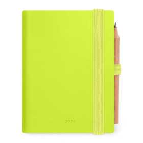 AGENDA 2026 legami MINI bigiornaliera 2-DAY da 12 mesi CHARTREUSE verde CON MATITA